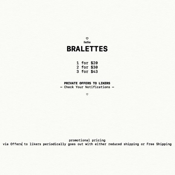 Low Back Bralette Duo Set 2 Crop Tops - Picture 12 of 14